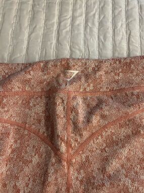 Gymshark Red Marbled High-Waist Leggings